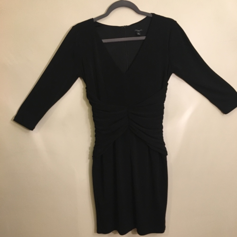 Black Ann Taylor long sleeved dress